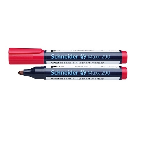 Marker do tablic Schneider Maxx 290 czerwony 2-3 mm okrągły