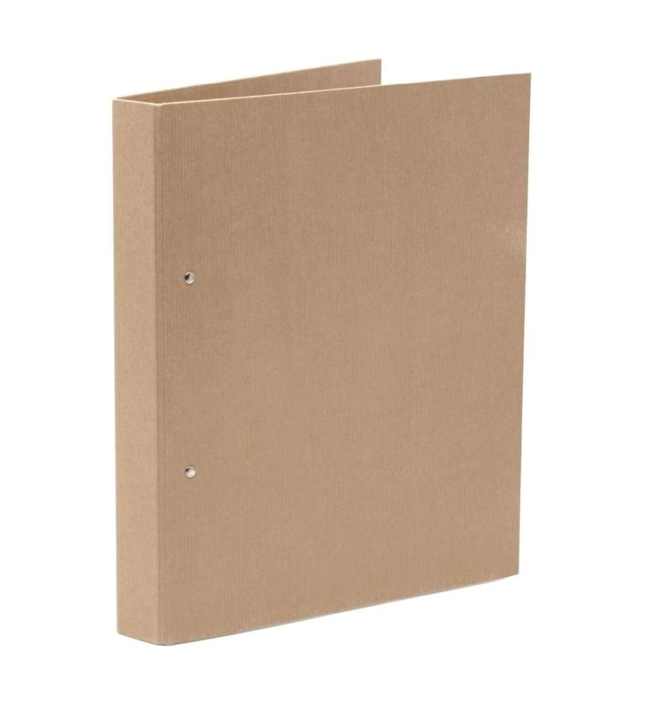 Segregator ekologiczny A4 40 mm brązowy kraft 2-ringowy tekturowy