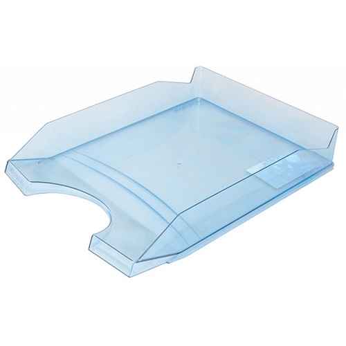 Szuflada na biurko Office Products transparentna niebieska 348x255x60