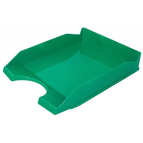 Szuflada na biurko A4 organizer na dokumenty zielona 348x255x60 mm