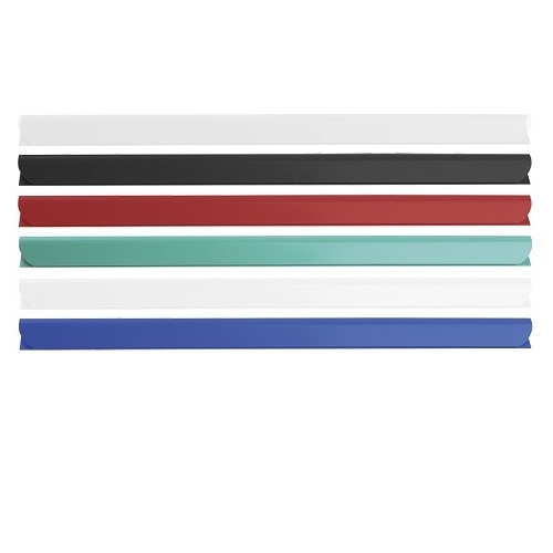 Listwa wsuwana zaciskająca 6x297 mm 60 kartek transparentna 10 szt