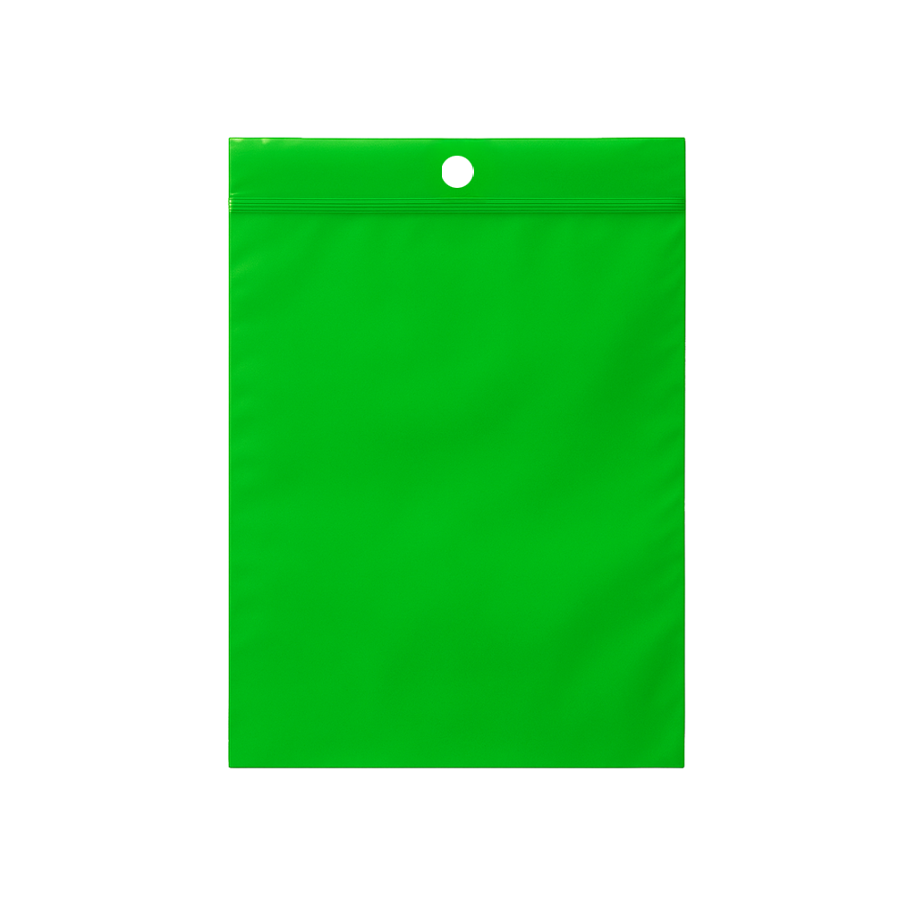 Torebki strunowe zielone woreczki na suwak 50x70 mm 50um 50 szt.