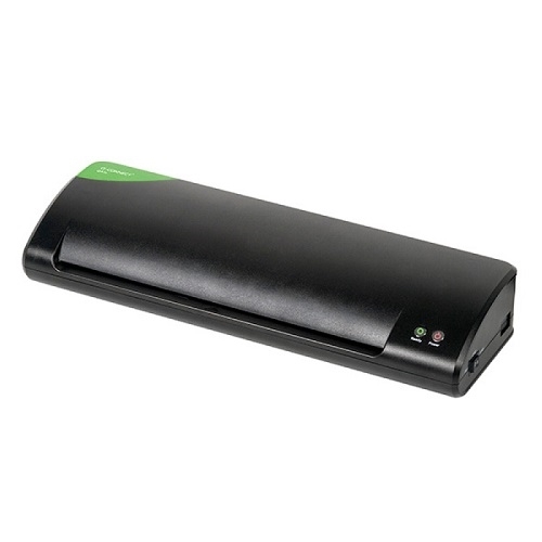 Q-Connect Laminator A4 do dokumentów, na zimno i gorąco, czarny 24 cm