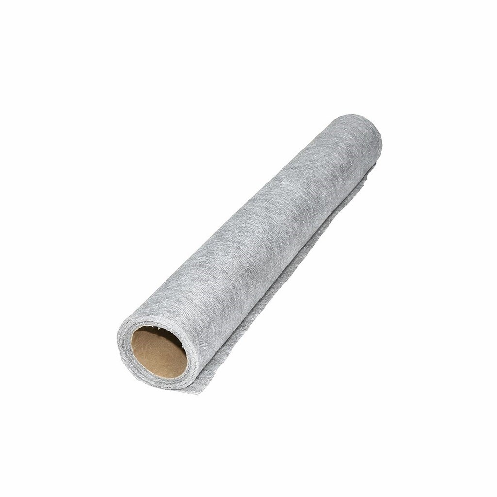 Flizelina Dekoracyjna Ozdobna Srebrna 50cm/7.32mb Na Rolce