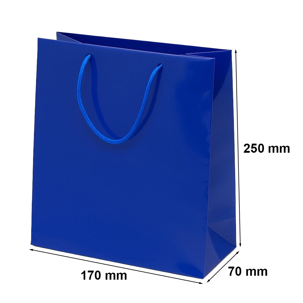 Torba prezentowa laminowana Prestige 170x70x250 mm granatowa 1 szt.