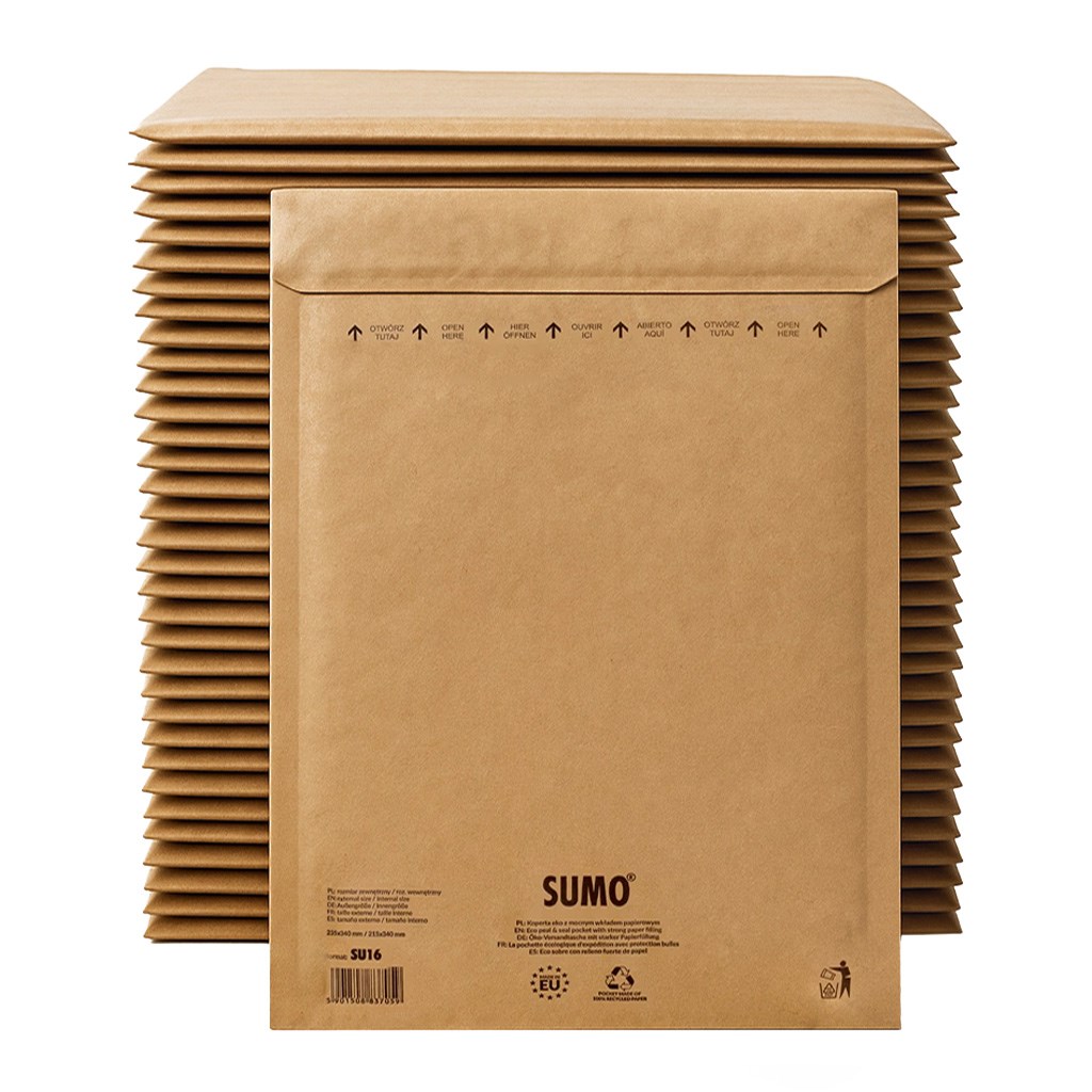 Koperta ochronna SUMO G17 A4 kraft 245x340/225x340 mm brązowa - 1 szt.