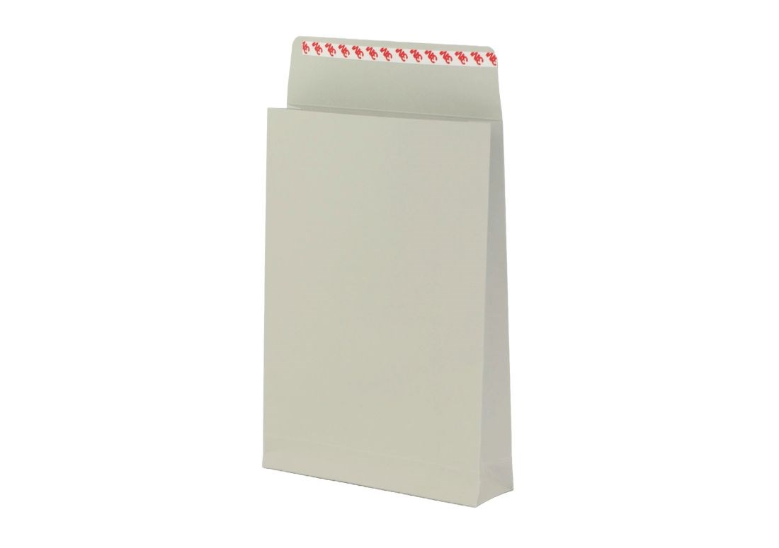Koperta kartonowa C7 rozszerzana 80x120x30 mm grafitowa 220 g 10 szt