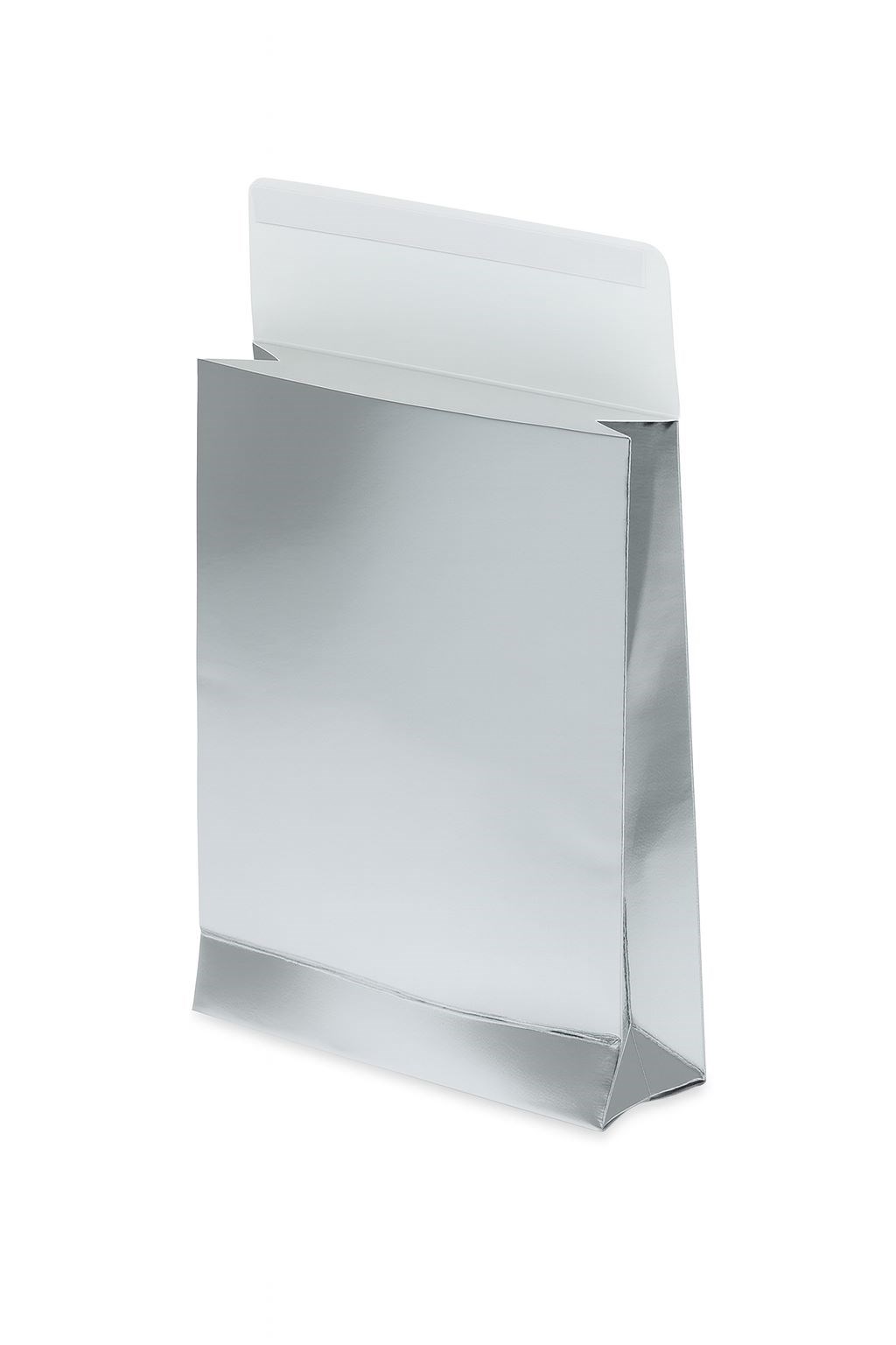 Koperta kartonowa ozdobna srebrna 80x120x30 mm 220 g - zestaw 10 szt.