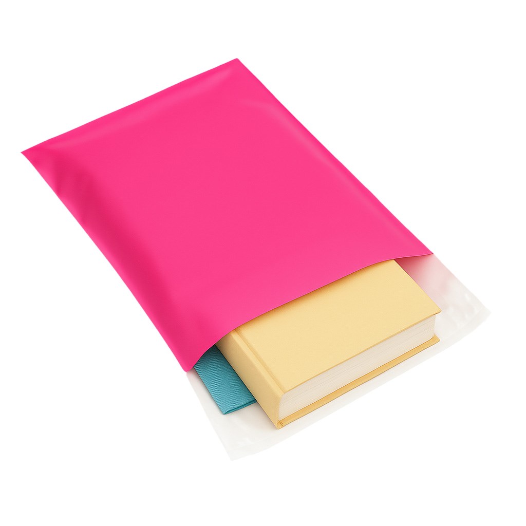 Koperty foliowe foliopaki wysyłkowe różowe 230x340 mm 50 um - 50 szt