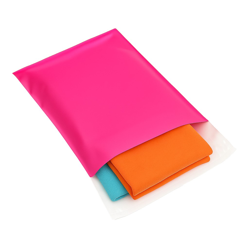 Foliopaki różowe 320x450 mm koperty kurierskie samoprzylepne 50 szt.