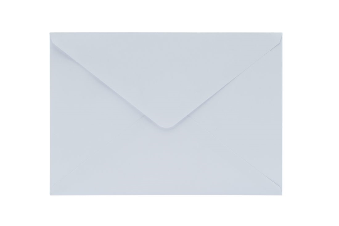NeoEnvelope Koperty na zaproszenia ślubne C5 białe ozdobne brokatowe 120g 50 szt.
