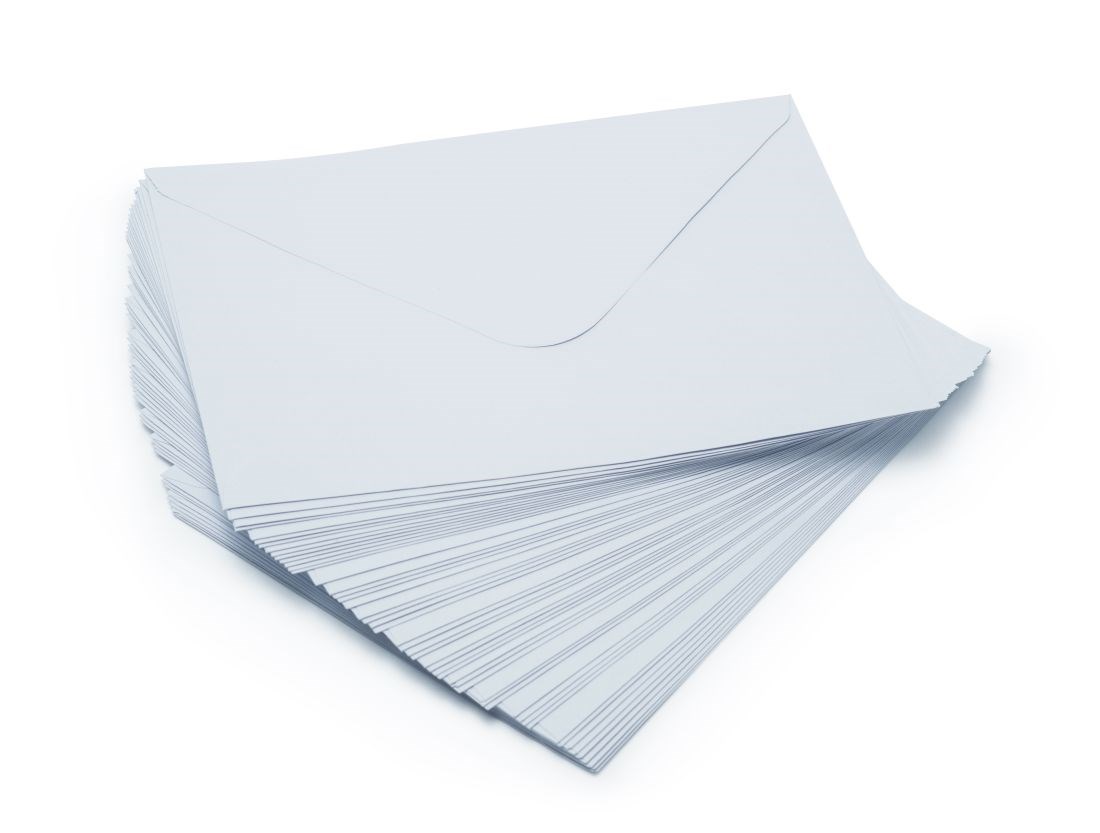 Koperty bezkwasowe C5 White Linen białe 120 g/m2 50 szt. na mokro
