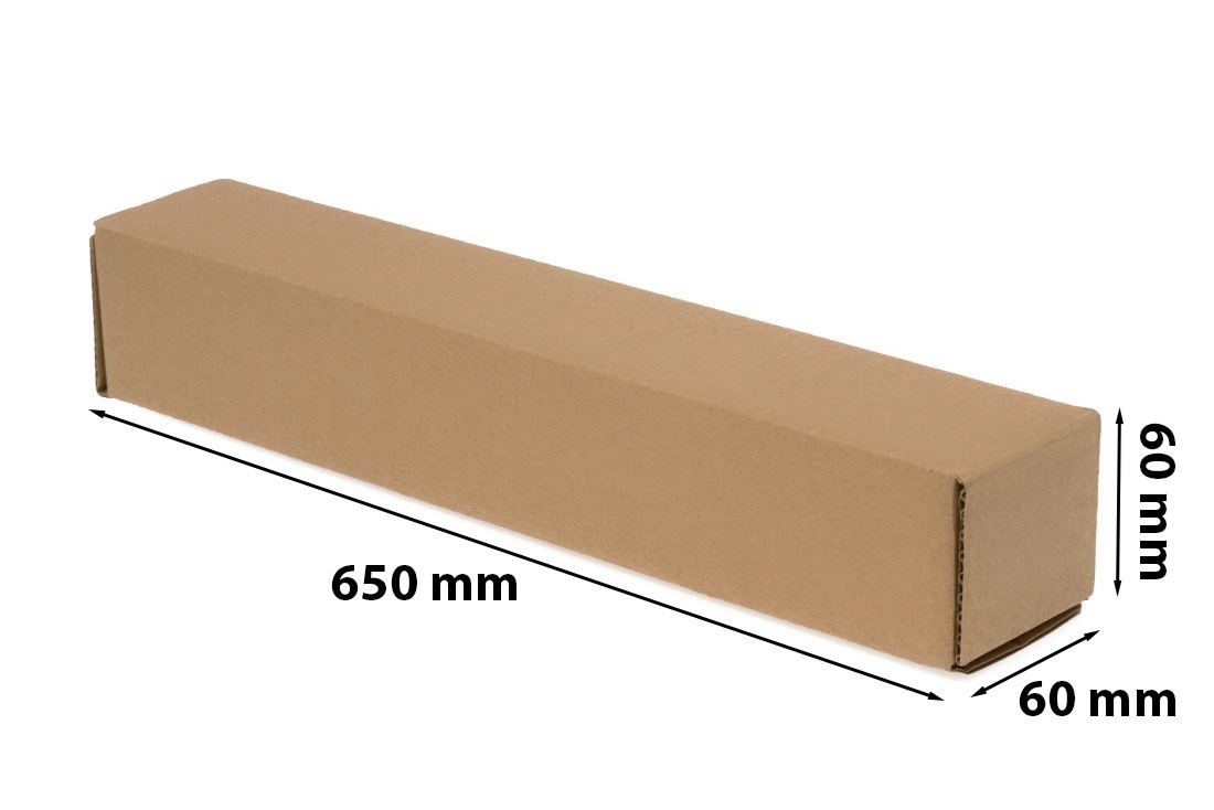 Karton wykrojnikowy 650x60x60mm A1, pudełko kartonowe fasonowe