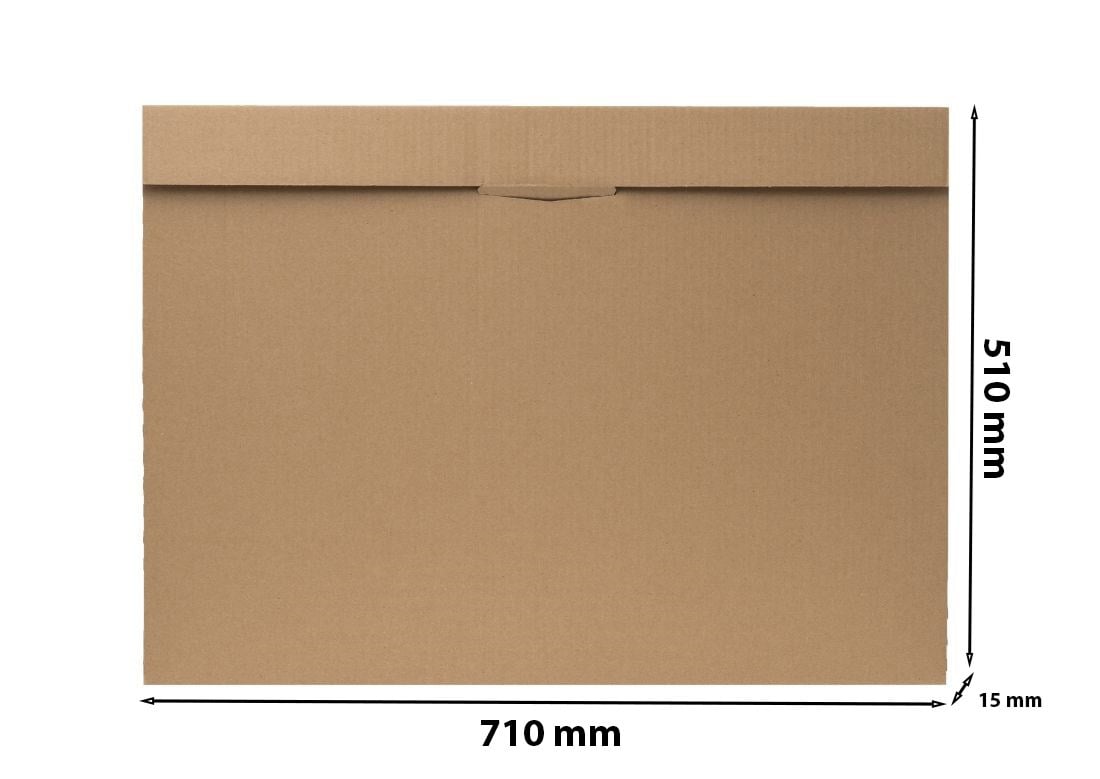 Karton wykrojnikowy 710x510x15mm, teczka kartonowa B2 samozatrzaskowa