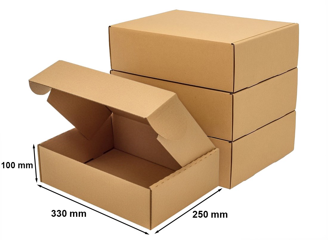 Pakiet - Karton wykr. 330x250x100mm - 50 szt