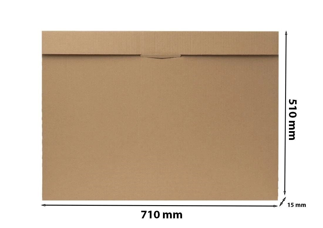 Teczka kartonowa wykrojnikowa B2 710x510x15 mm 50 sztuk
