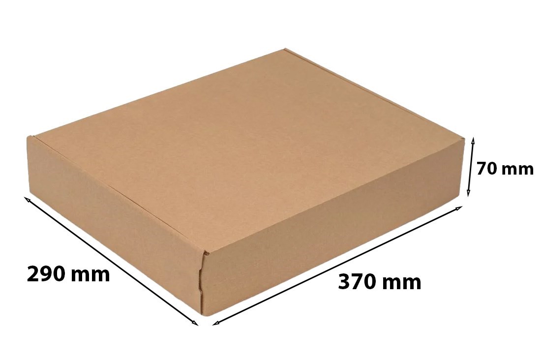 Karton fasonowy F427 370x290x70 mm do InPost Gabaryt A 10 szt.
