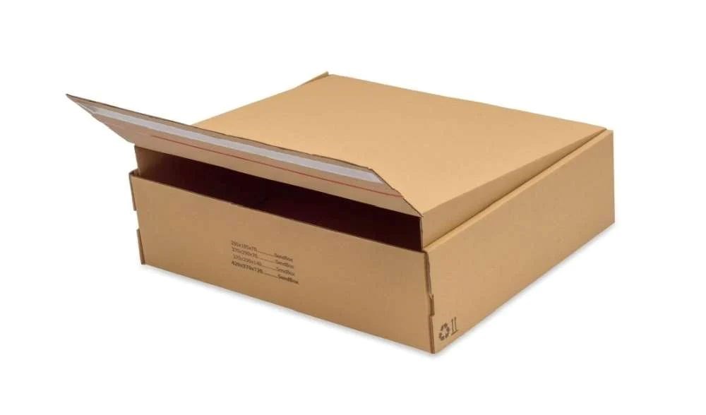 Pudełko fasonowe kartonowe F427 420x370x120 mm brązowe 50 szt.
