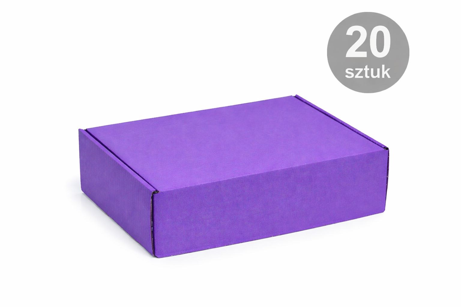 Karton Wykrojnikowy 330x250x100 Fioletowy F427 Opakowanie 20 sztuk
