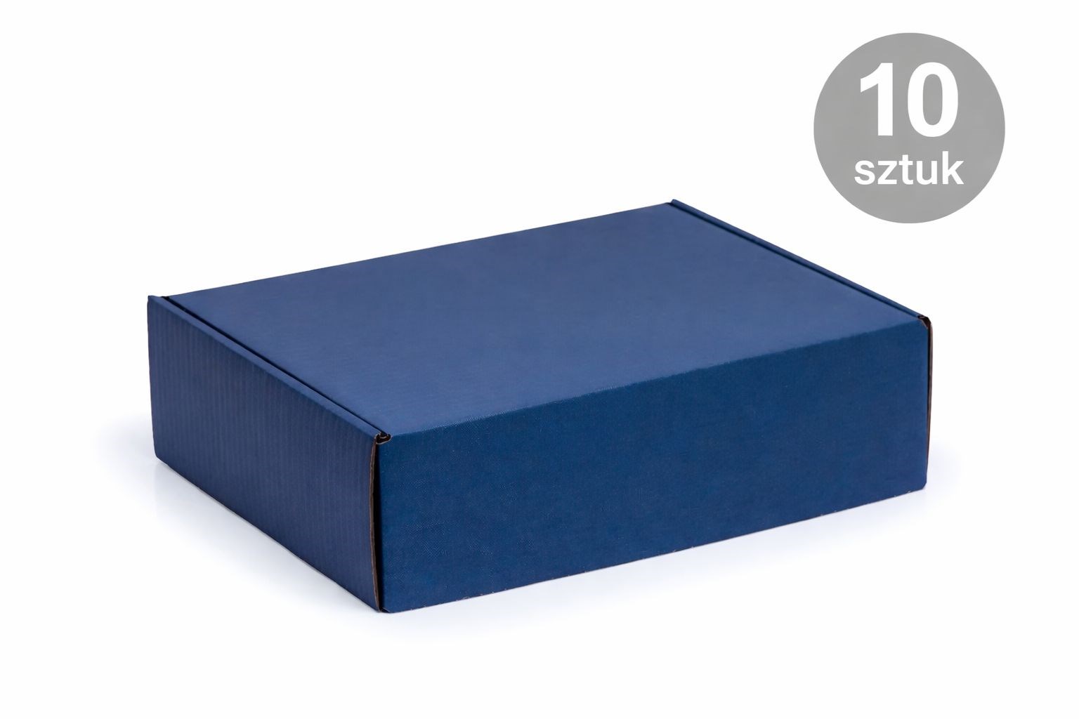 Pudełko fasonowe z kartonu 330x250x100 mm granatowe F427 10 szt.