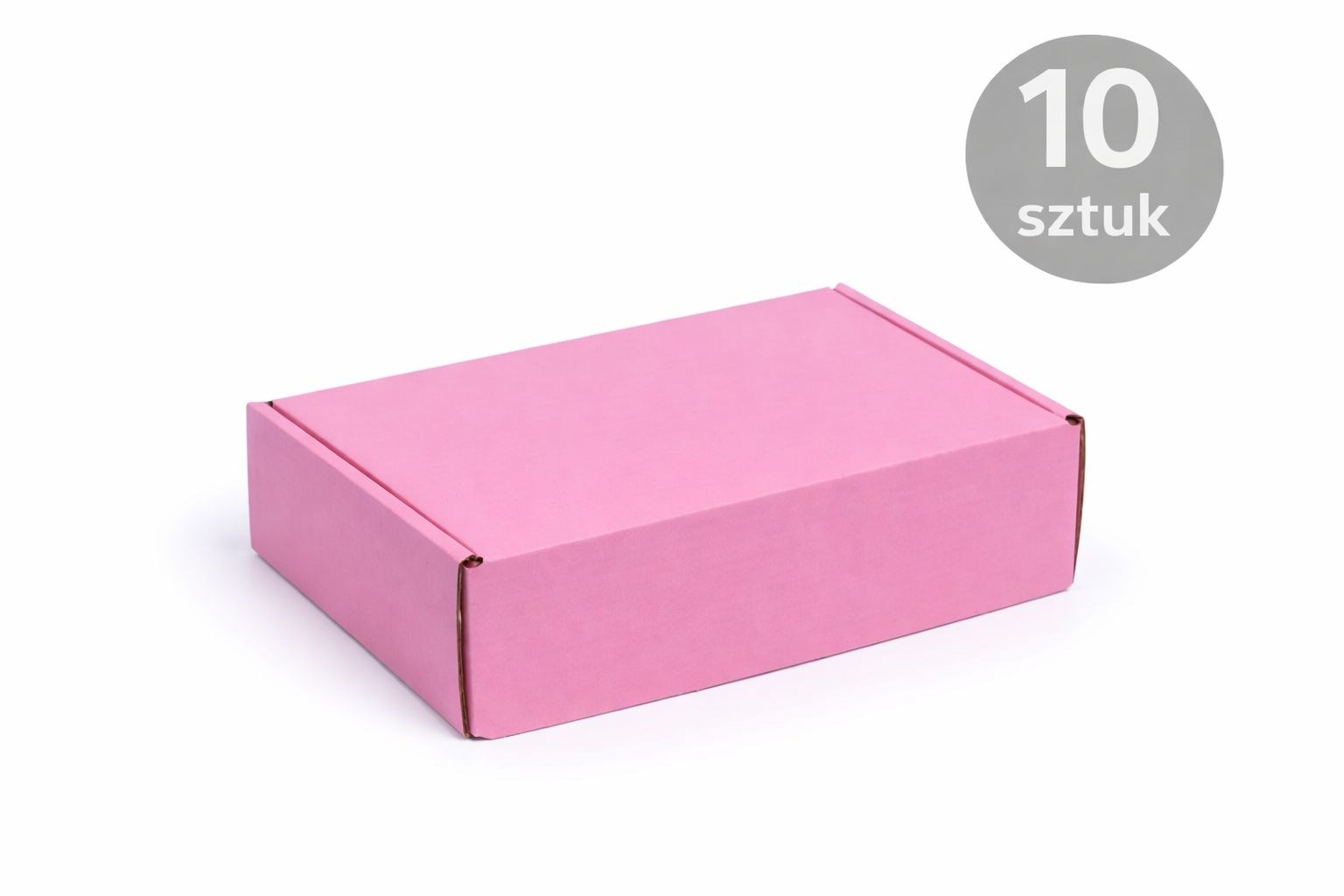 Karton Wykrojnikowy 330x250x100 Różowy F427 Pudełko Ozdobne 10 sztuk