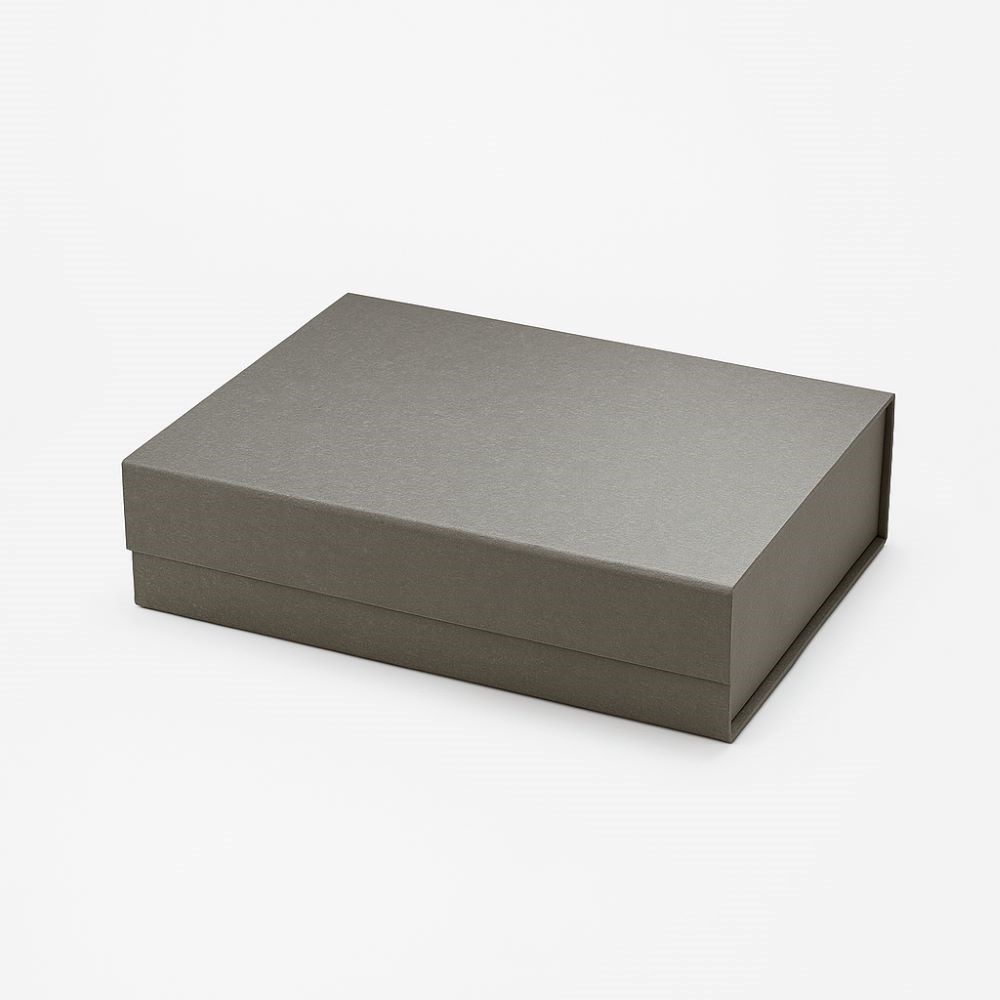 Pudełko magnetyczne A5 szare 235x170x60 mm, opakowanie prezentowe
