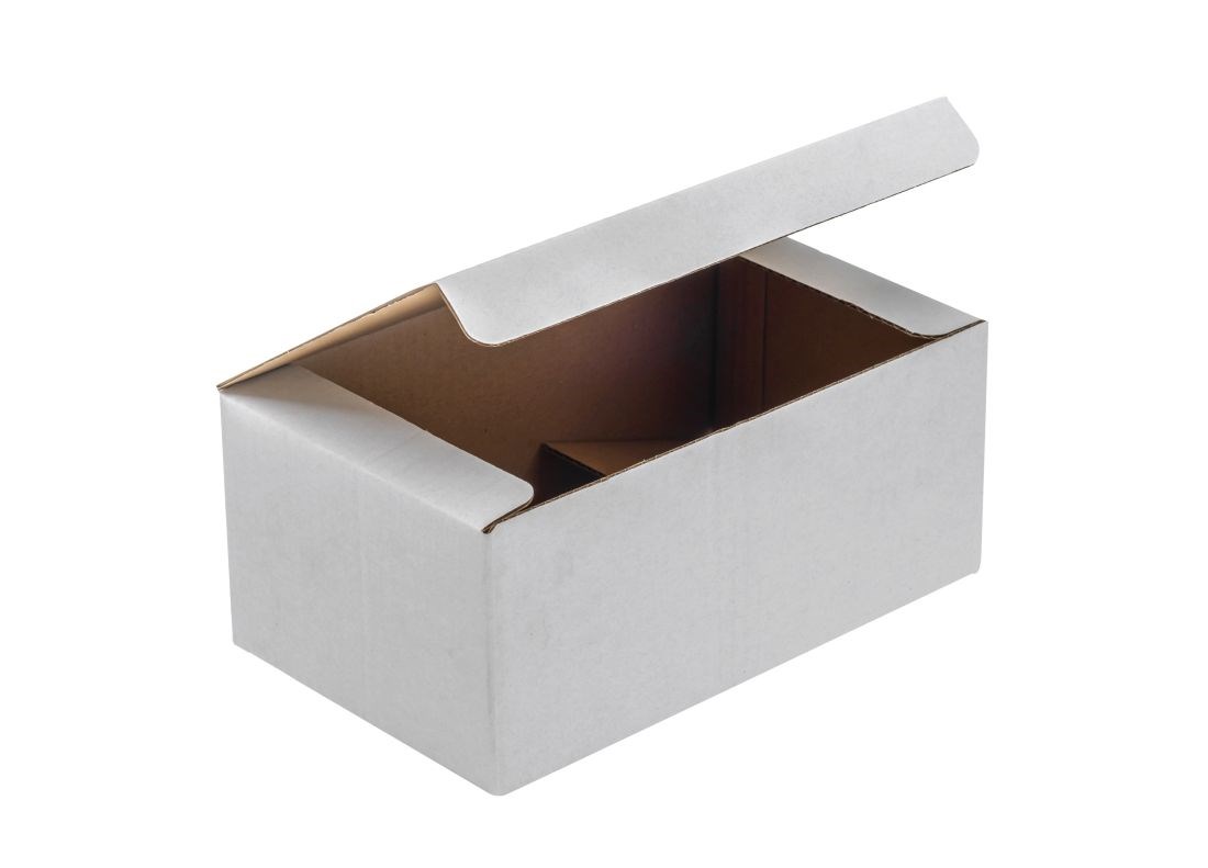 Karton wykrojnikowy pudełko fasonowe 250x150x100 mm białe 100 szt