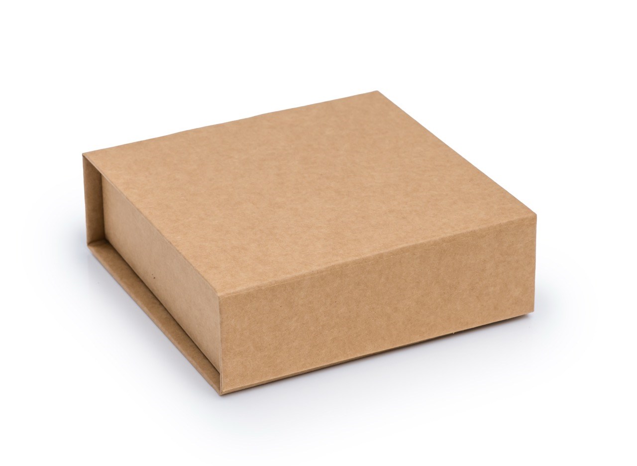 Pudełko magnetyczne kraft 120x120x40 mm zewn. opakowanie prezentowe