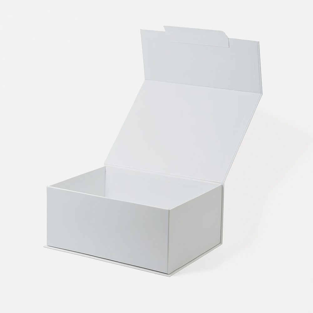 Białe pudełko rigid A5 235x170x100 mm ekologiczne opakowanie bez