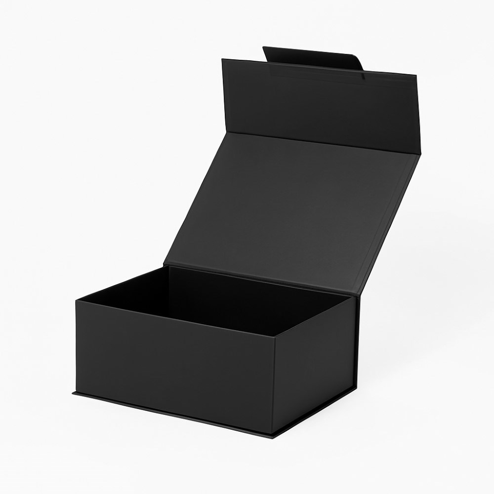 Ekologiczne pudełko zamykane rigid czarne A5 235x170x100 mm