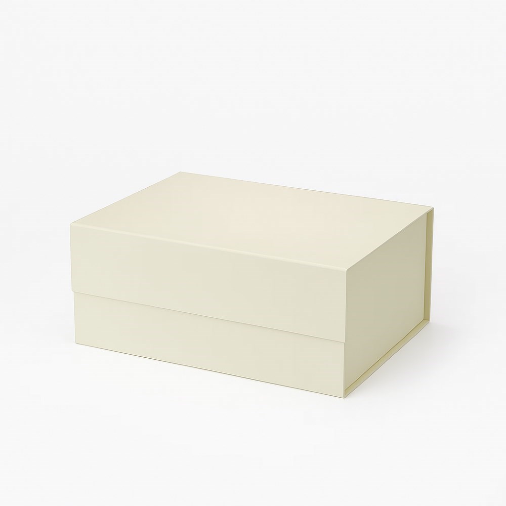 Pudełko magnetyczne A5 kremowe IVORY 235x170x100 mm prezentowe