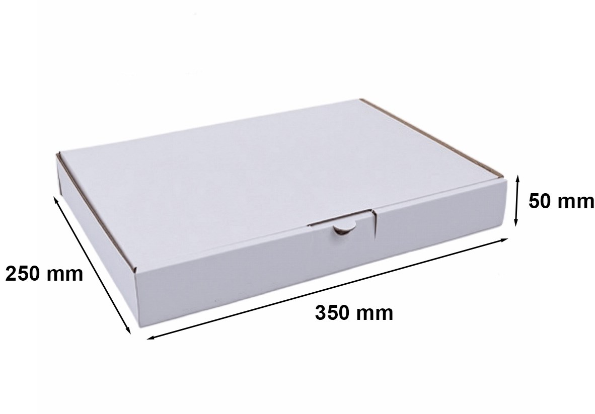 Karton wykrojnikowy F426 biały A4 350x250x50mm pudełko fasonowe