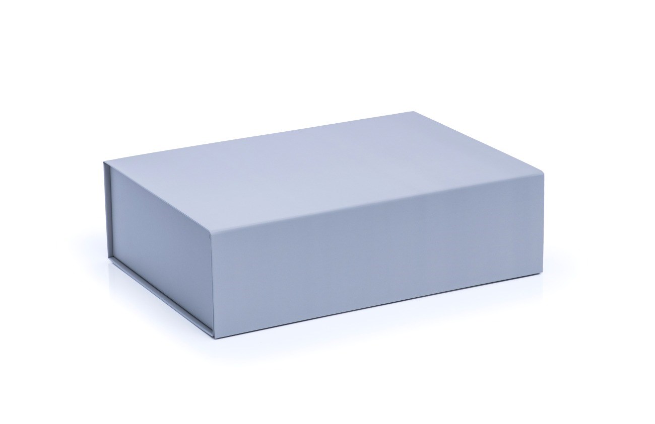 Pudełko Magnetyczne Popielate 350x250x100mm Pudełko Prezentowe Ozdobne