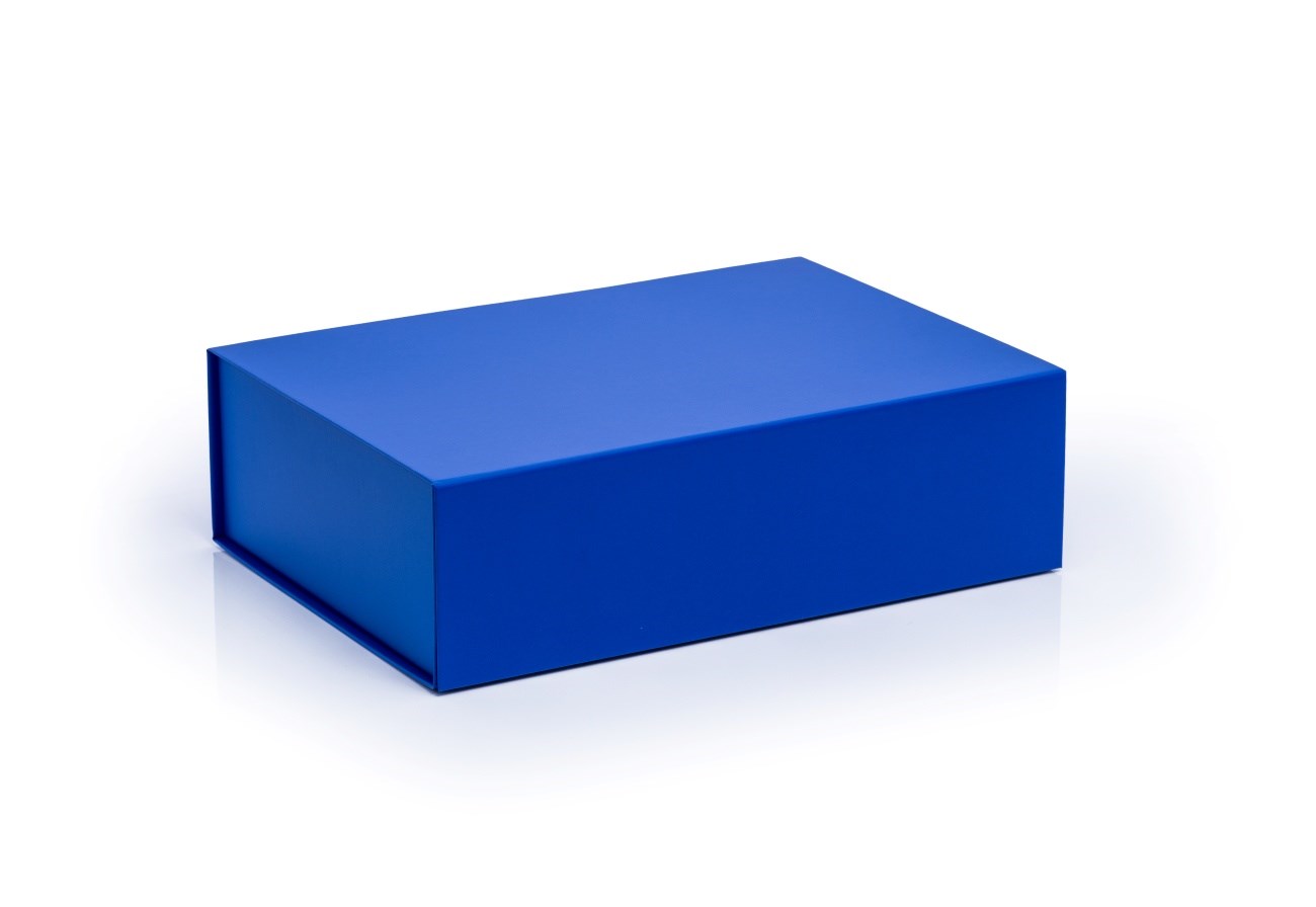 Pudełko Magnetyczne Kobaltowy Niebieski 350x250x100mm Na Prezent