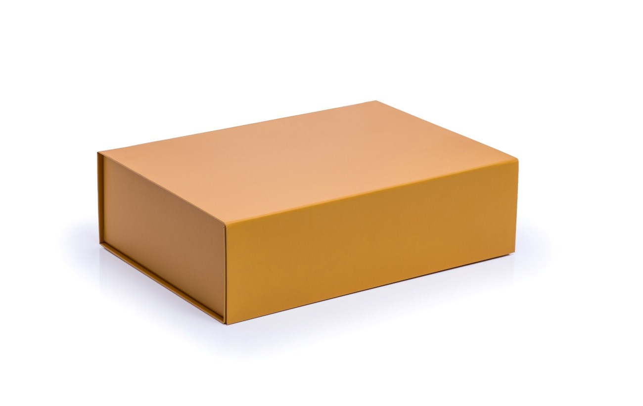 Pudełko Magnetyczne Bursztynowe 350x250x100mm Karton Na Magnes Ozdobny