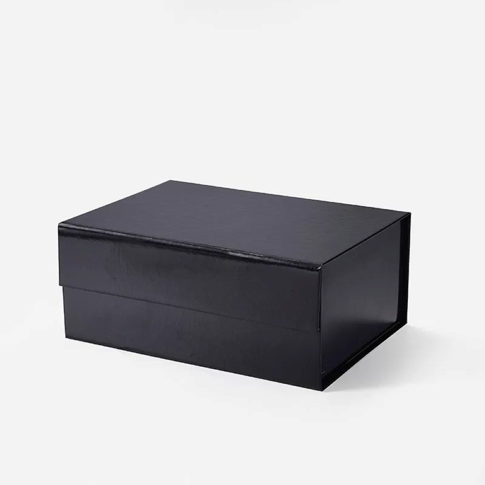 Pudełko Magnetyczne 235x170x100mm(zew) Czarne Połyskowe A5 Eleganckie