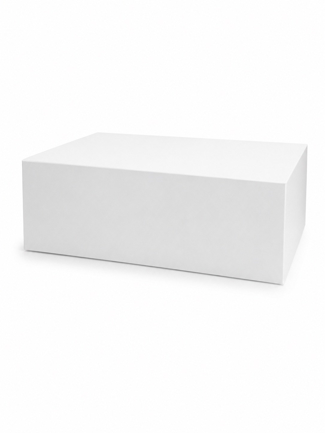 Pudełko Magnetyczne 350x250x120mm Biały Teksturowane Pudełko Ozdobne