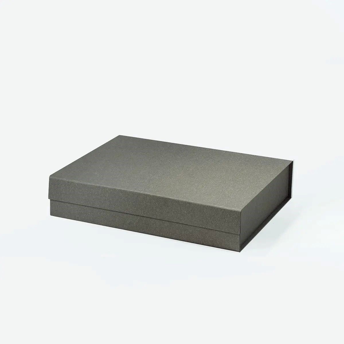 Pudełko magnetyczne prezentowe A4 szare 330x255x70 mm na dokumenty