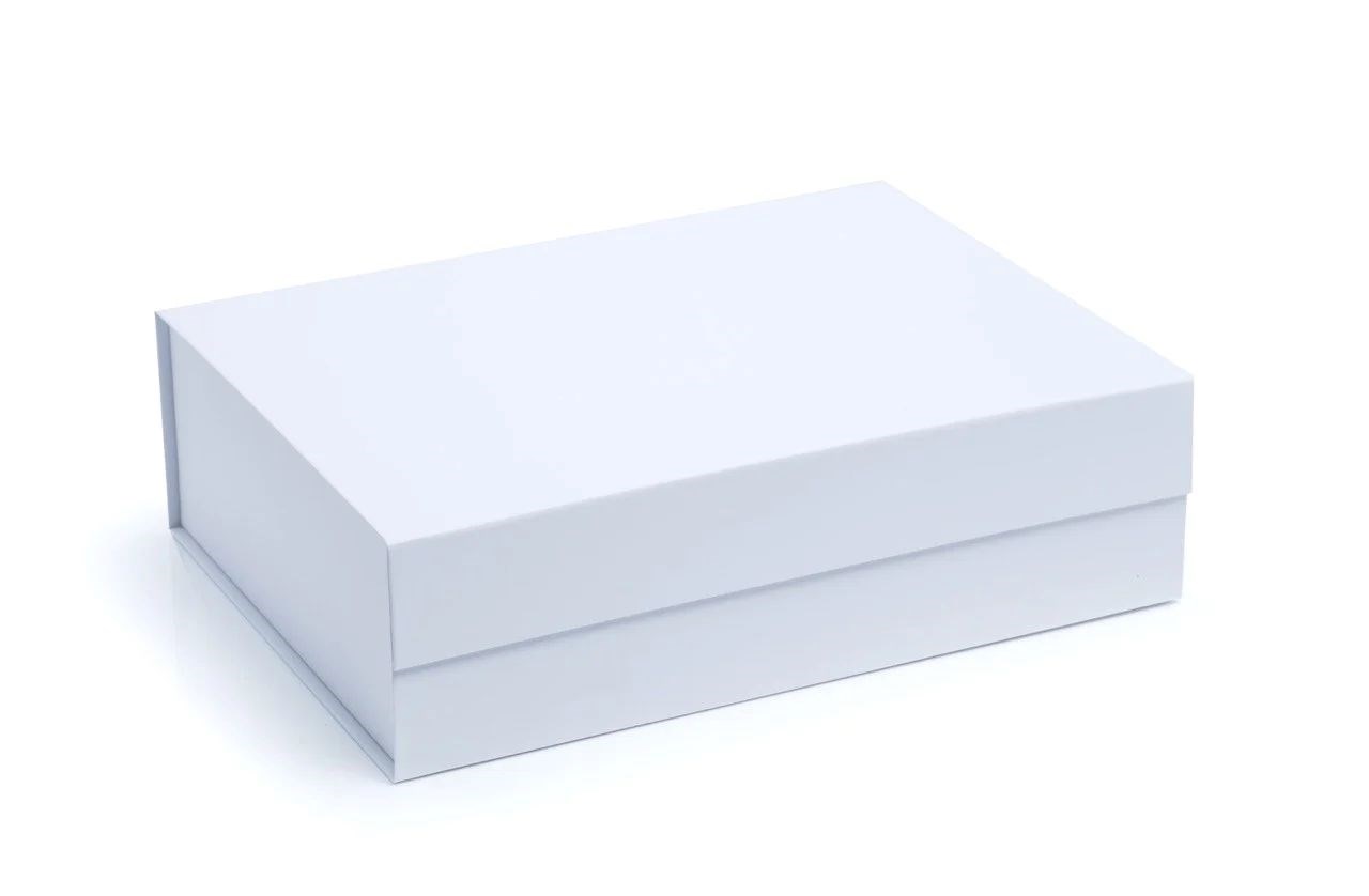 Pudełko Magnetyczne 200x200x90mm Białe Ozdobne Pudełko Na Prezent