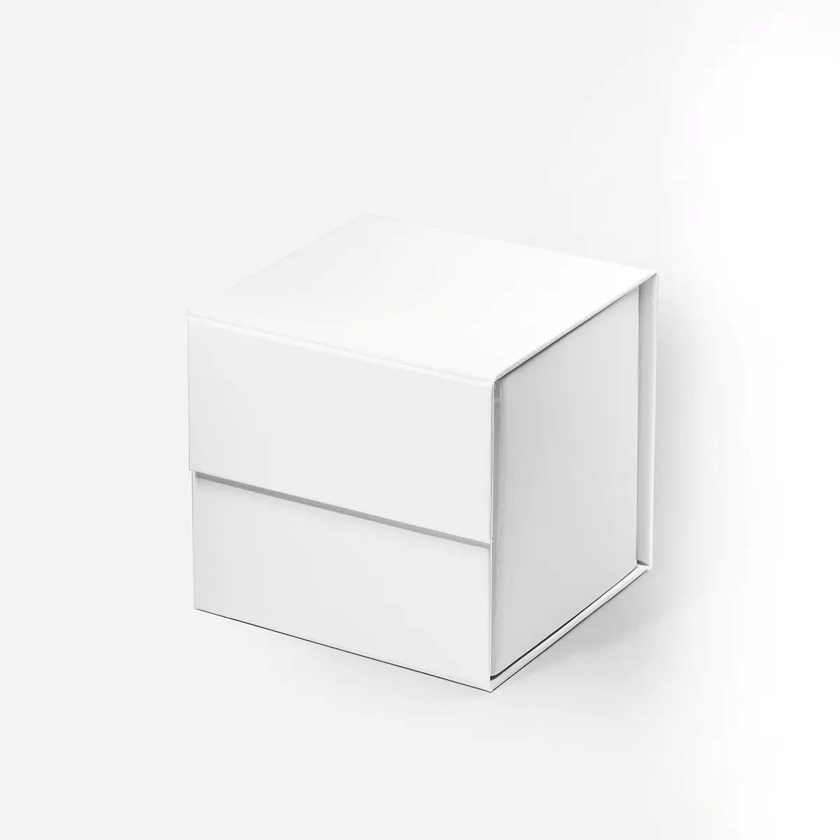 Pudełko magnetyczne prezentowe premium kostka B7 białe 152x152x152 mm