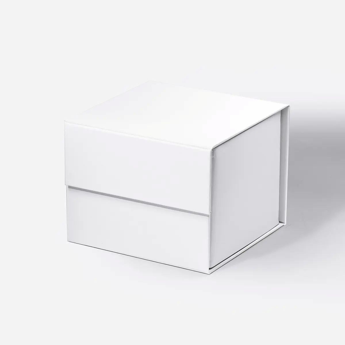 Pudełko magnetyczne białe B7 deep 153x153x102 mm prezentowe premium
