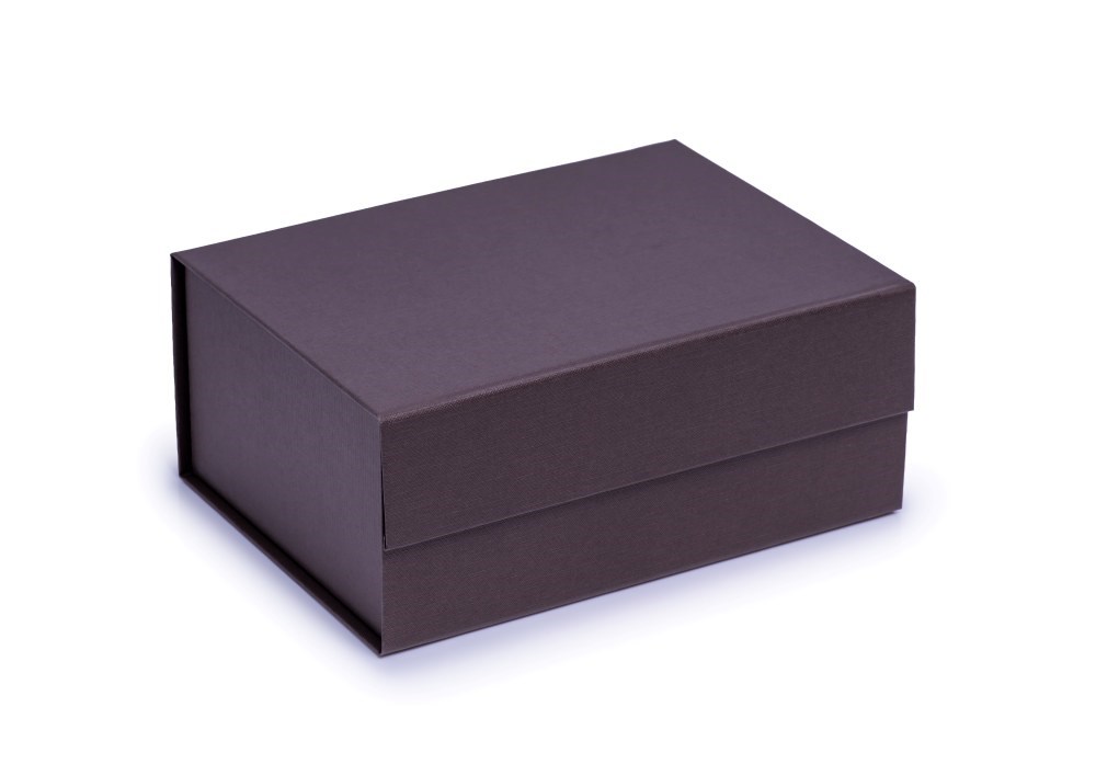 Pudełko magnetyczne A5 deep brązowe 235x170x101 mm prezentowe premium