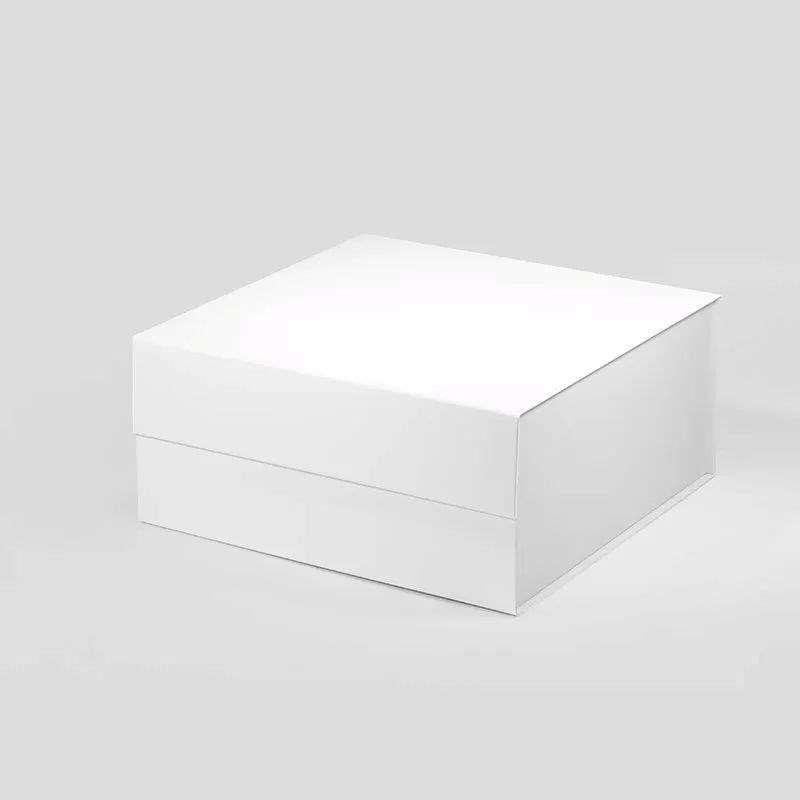 Pudełko Magnetyczne Białe 280x280x130mm(zew) Białe Ozdobne Opakowanie