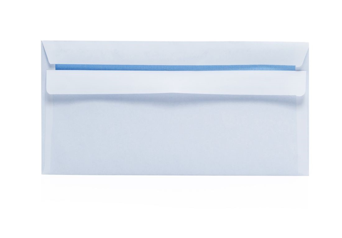 Koperty papierowe DL białe samoprzylepne SK 110 x 220 mm 1000 szt.