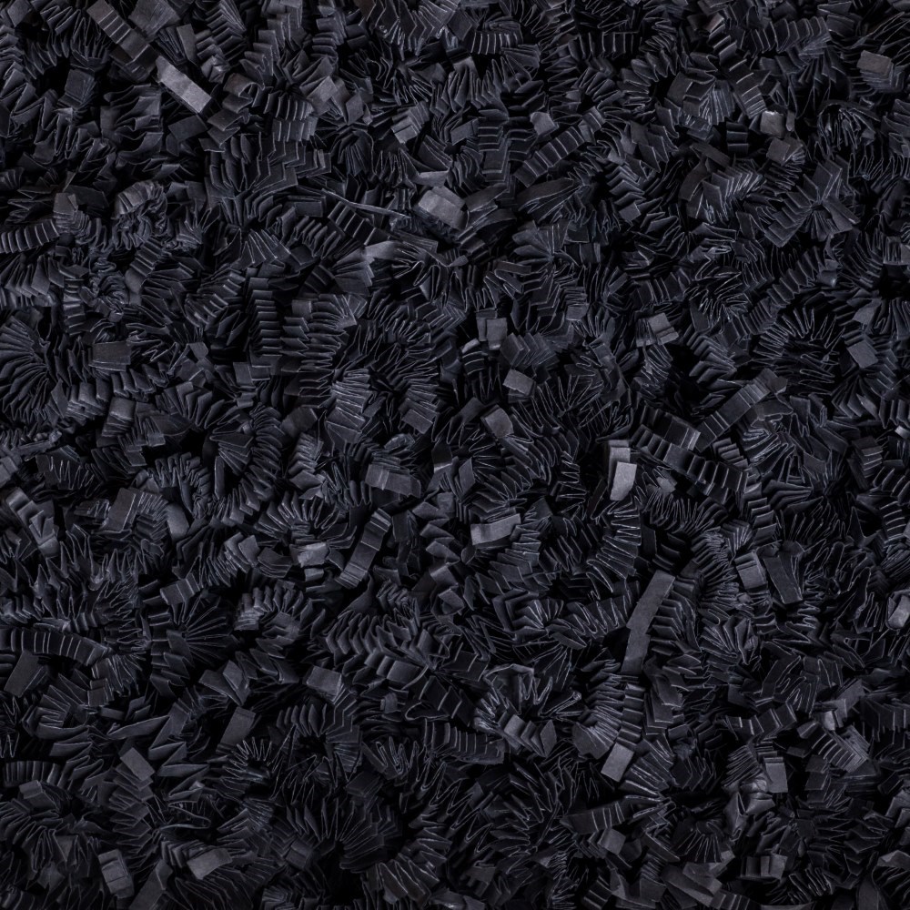 Wypełniacz do paczek ZigZag Delux czarny 5 kg, zygzaki 4 mm