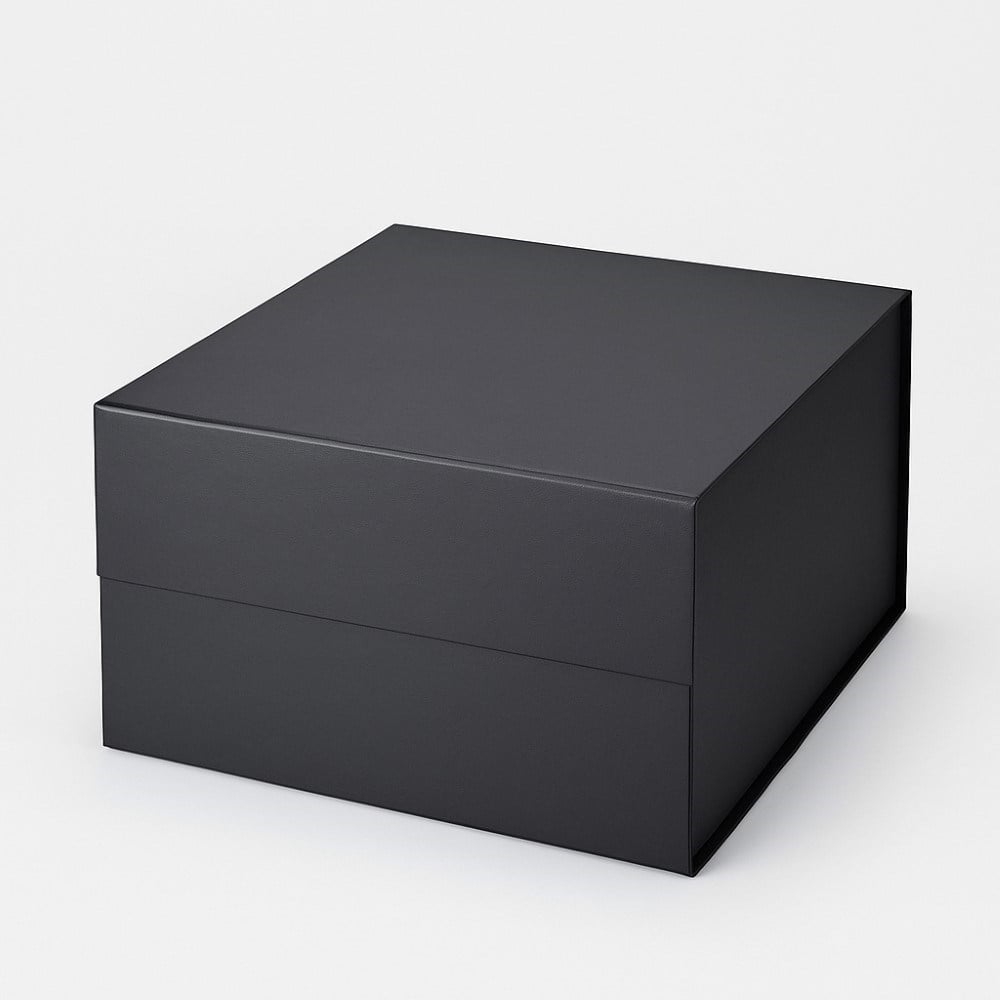 Pudełko magnetyczne prezentowe premium czarne A3 440x440x200 mm