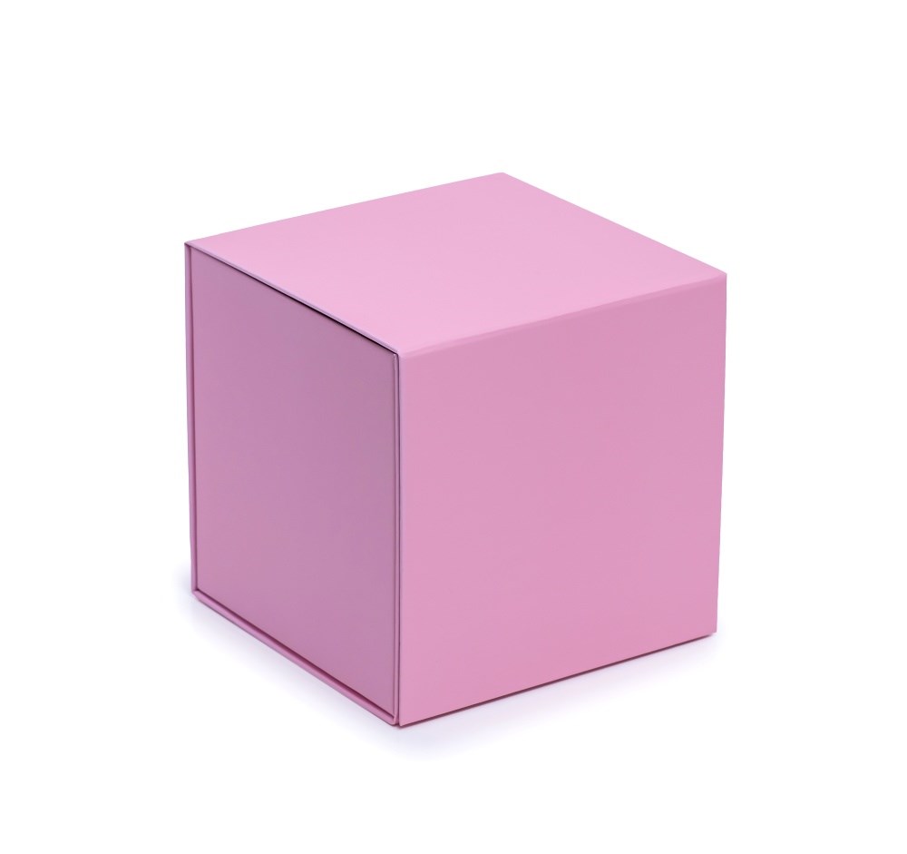 Pudełko Magnetyczne 150x150x150mm Różowe Ozdobne Na Prezent Premium