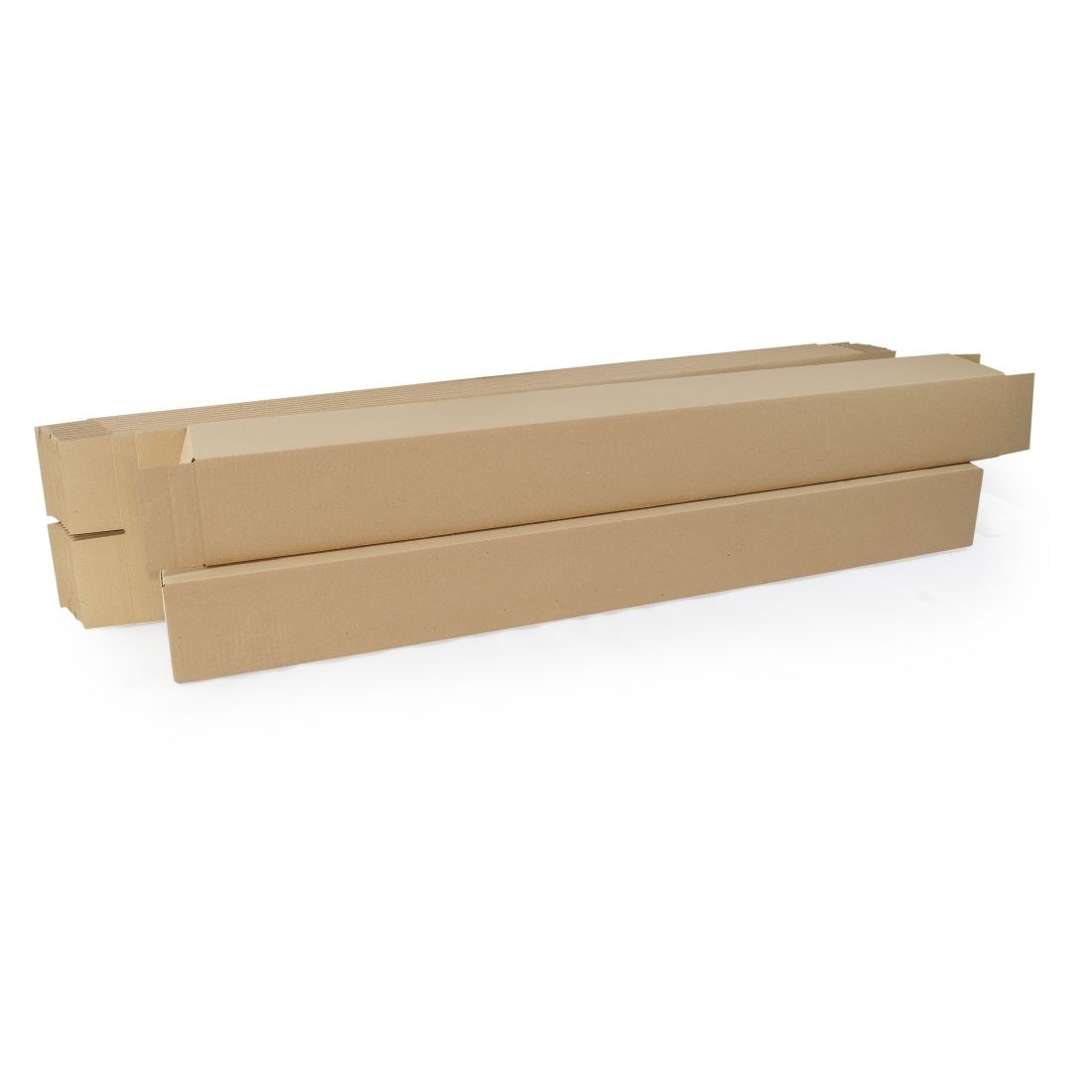 Kartony klapowe długie pudełka kartonowe 150x150x1000 mm, 50 szt.
