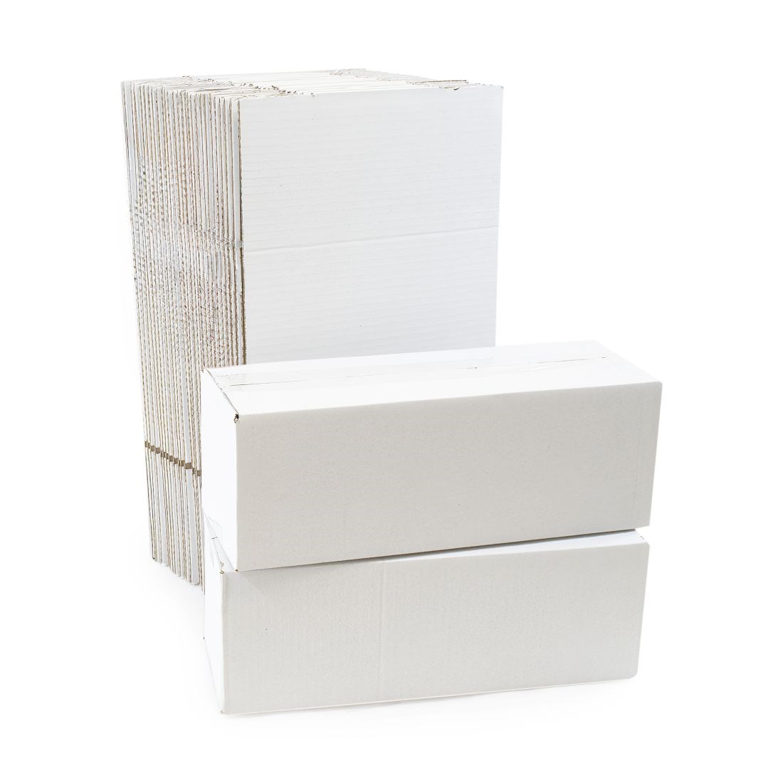 Kartony klapowe białe B400 350x120x120 mm pudełka wysyłkowe 100 szt.