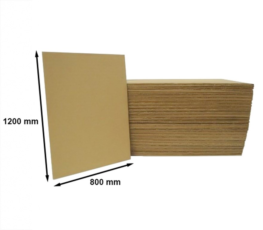 Przekładki kartonowe na palety 120x80 cm BC590 590 g/m2, 10 szt.